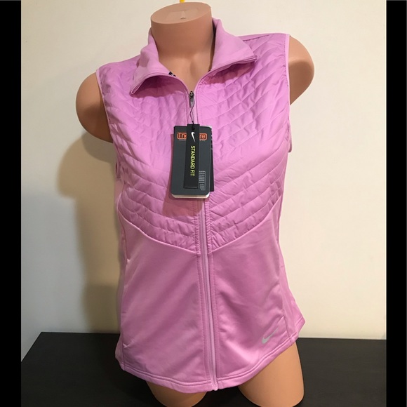 Nike Aerolayer Thermore Repel Fill Running Vest - Picture 1 of 2